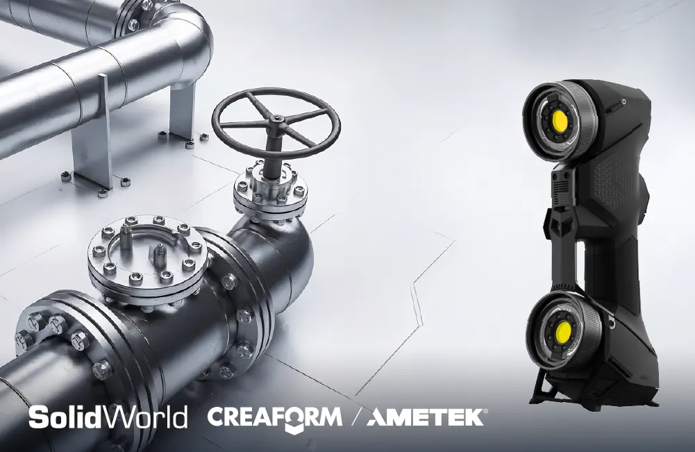SolidWorld Controllo qualita Oil Gas Creaform web